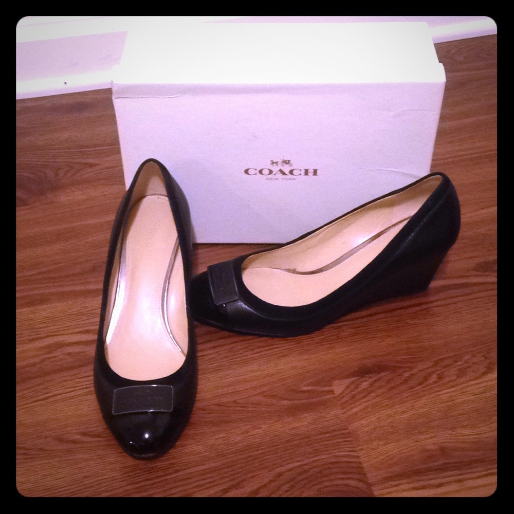 Coach wedges! (9)